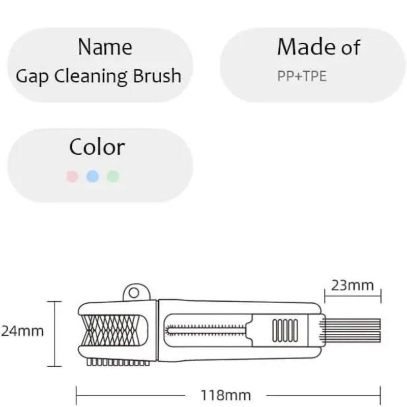 3PCS 3-in-1 Multi-Purpose Gap Cleaning Brush Set