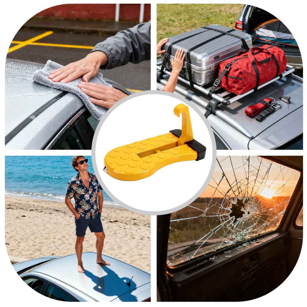 SUV Door Latch Roof Step – Non-Slip Folding Step