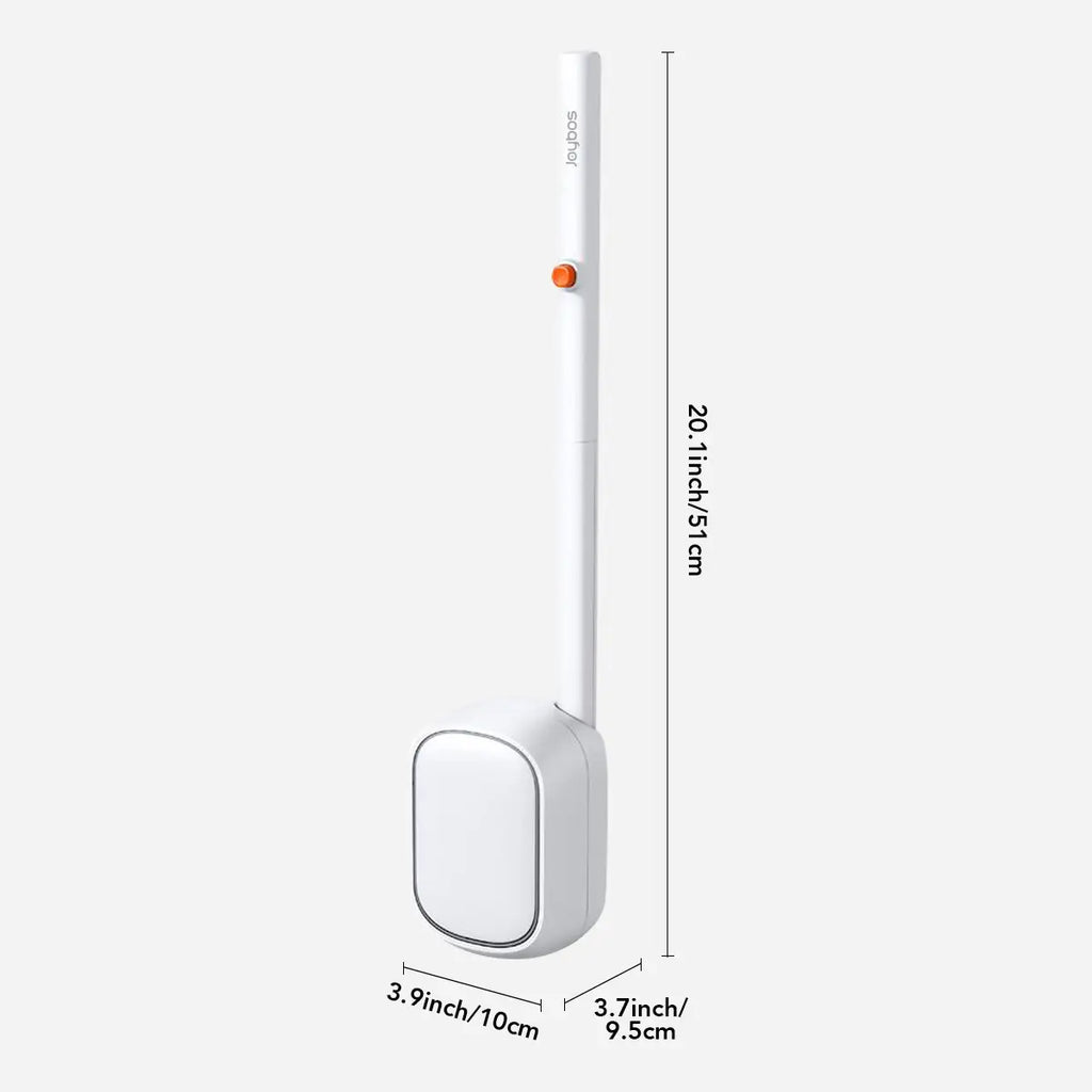 Wall-Mounted Toilet Brush Set with Disposable Refill Heads