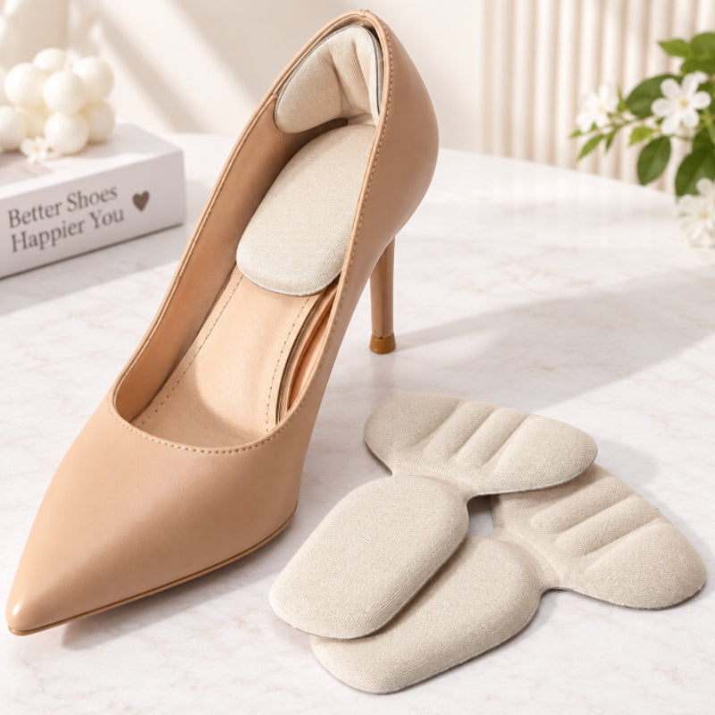 Anti-Slip Heel Grips & Cushion Pads for Loose Shoes