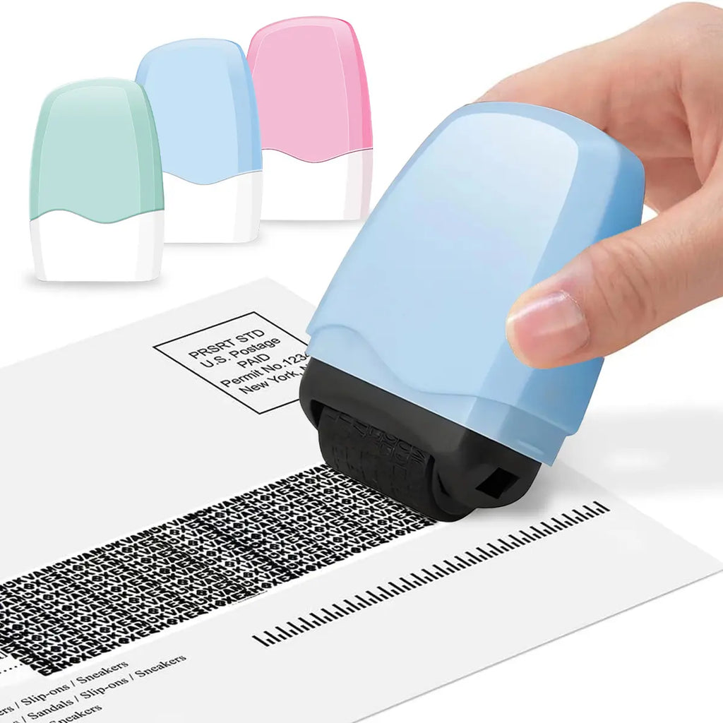 Confidential Privacy Roller Stamp for Personal Information