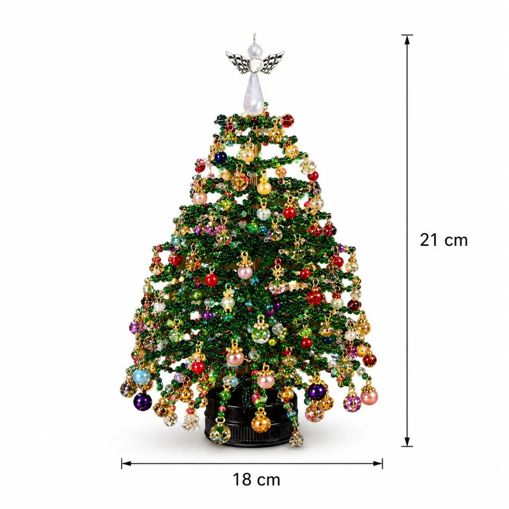 DIY Beaded Christmas Tree Kit – Crystal Holiday Craft Set