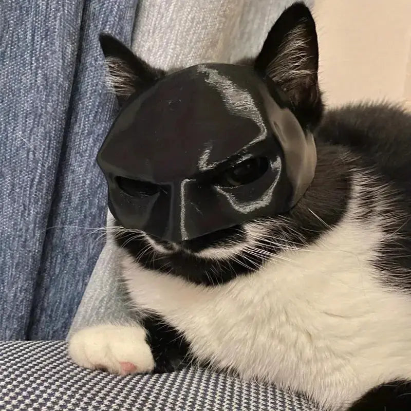 Superhero Cat Mask – Funny Pet Costume
