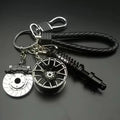 Racing Parts Metal Car Keychain