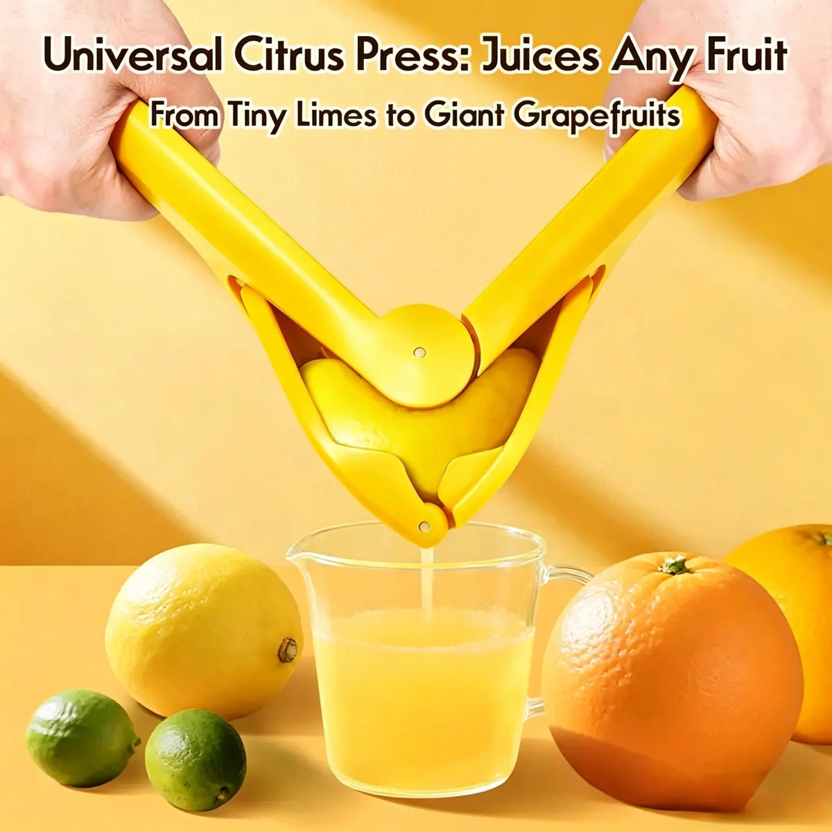 Fold-Flat Lemon Squeezer – Manual Citrus Juicer for Lemon & Lime