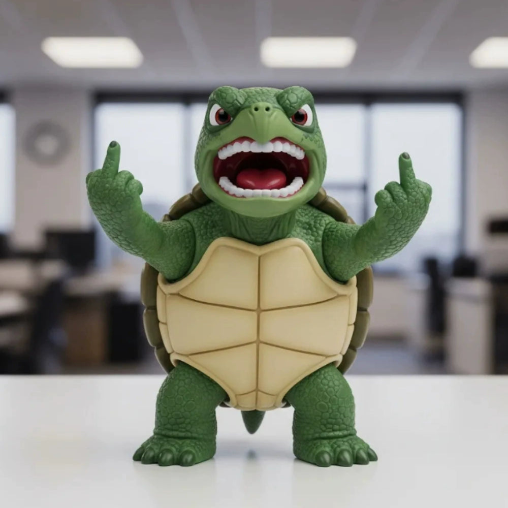 Funny Middle Finger Animal Figurine