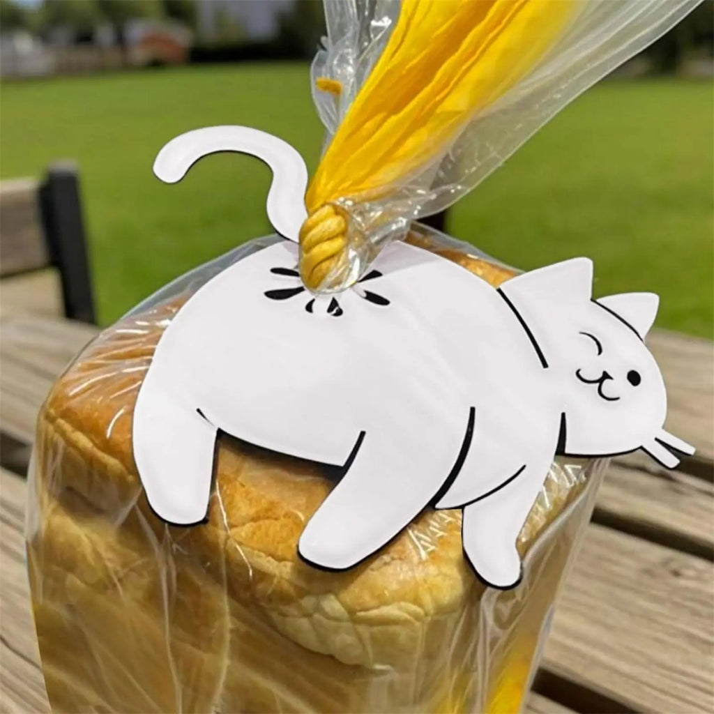 Cute Cat-Shaped Bag Clips – Reusable Bread & Snack Sealers