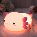 Cute Axolotl Silicone Night Light
