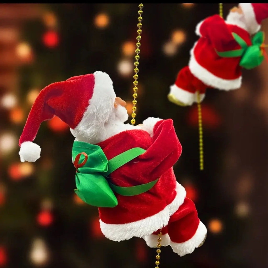 Electric Climbing Santa – Animated Christmas Hanging Decoration