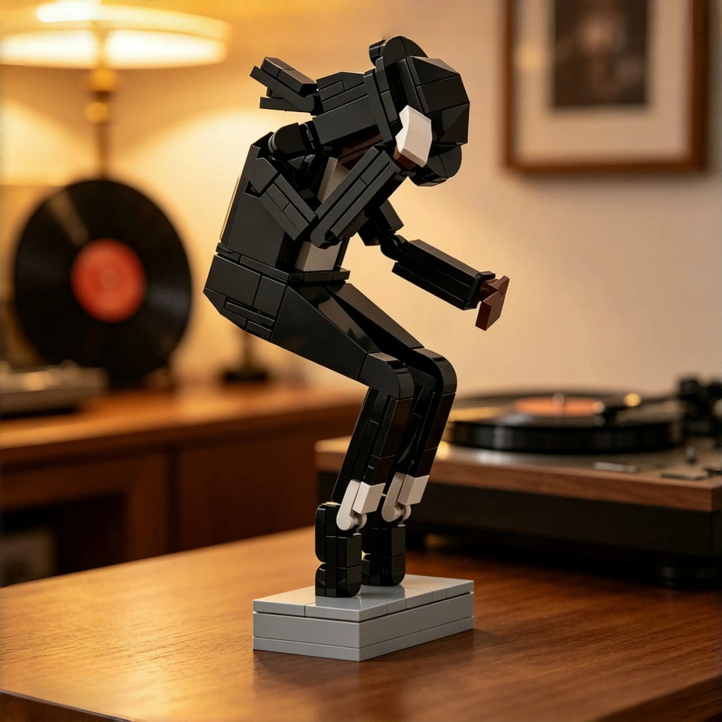 Iconic Pop Dance Pose Building Block Figure