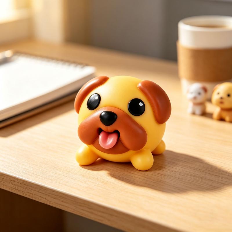 Funny Tongue-Popping Pug Squeeze Toy