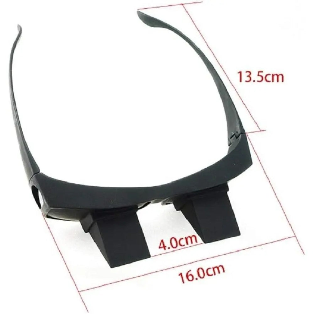 90° Lazy Glasses for Bed – Prism Reading & TV Glasses