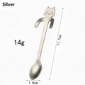 Cute Cat Hanging Spoon – Stainless Steel Coffee Spoon