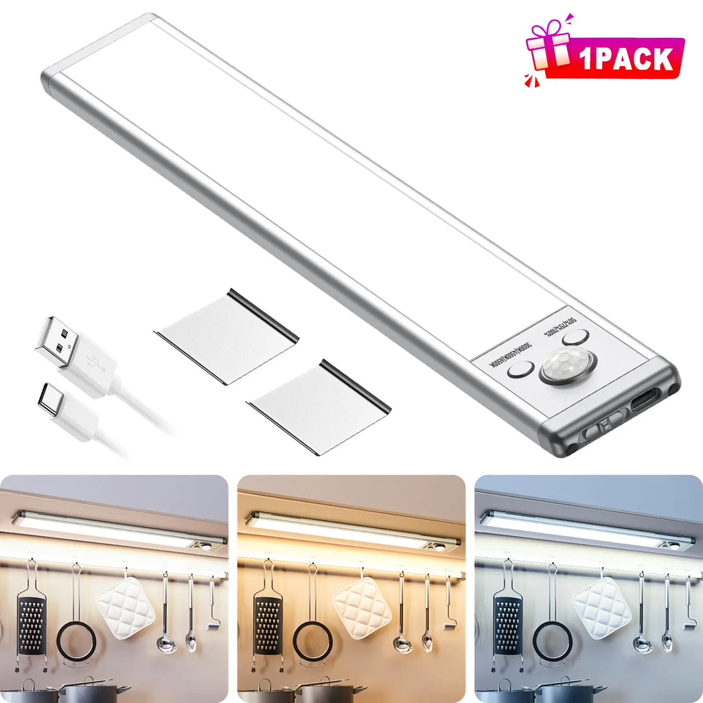 Rechargeable Motion Sensor Magnetic Cabinet Light