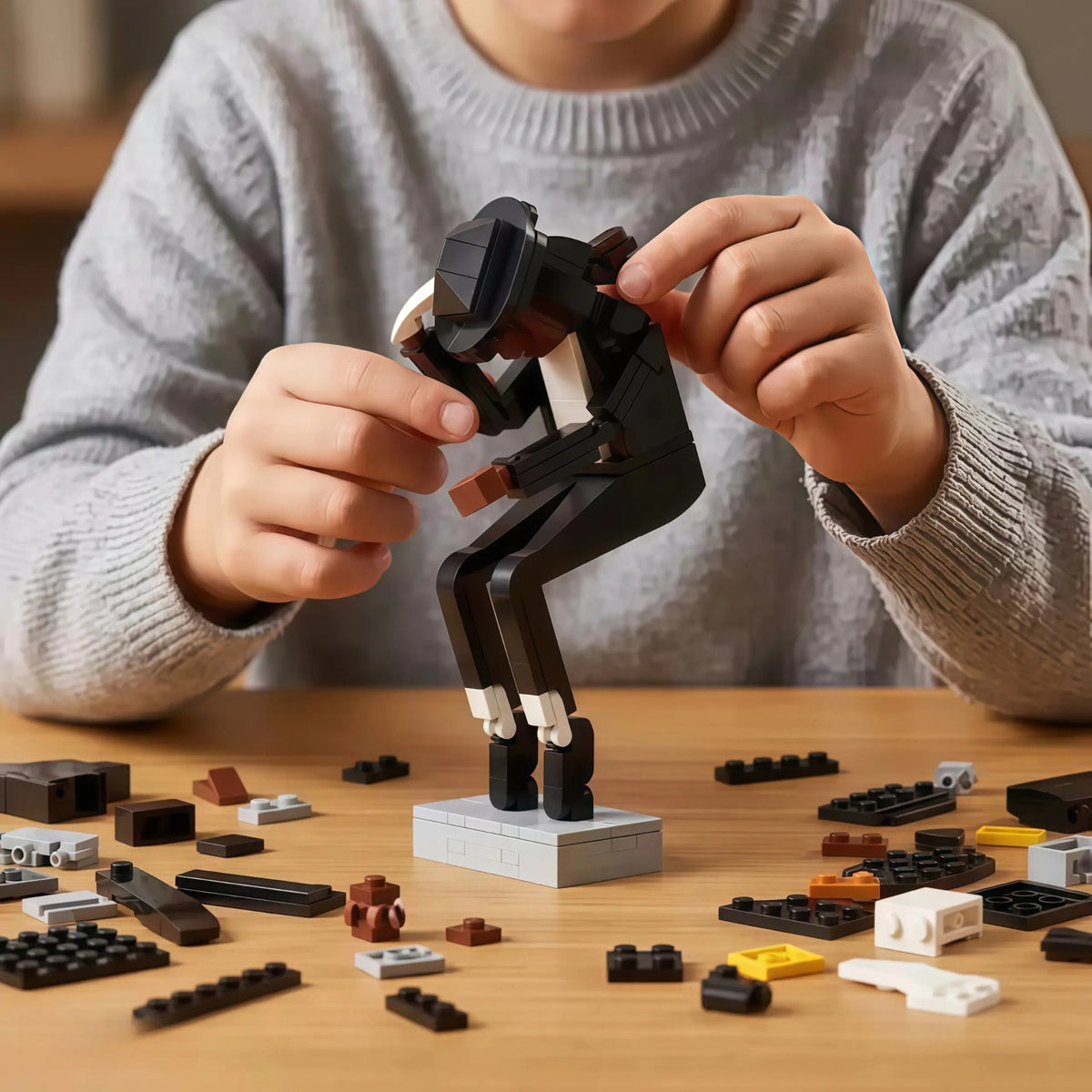 Iconic Pop Dance Pose Building Block Figure