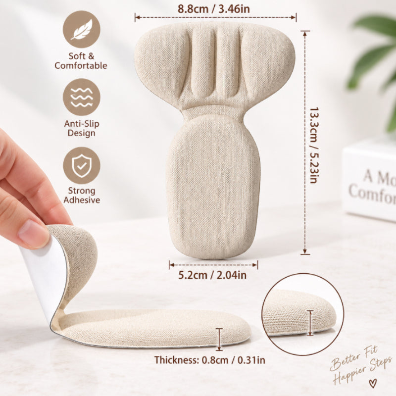 Anti-Slip Heel Grips & Cushion Pads for Loose Shoes