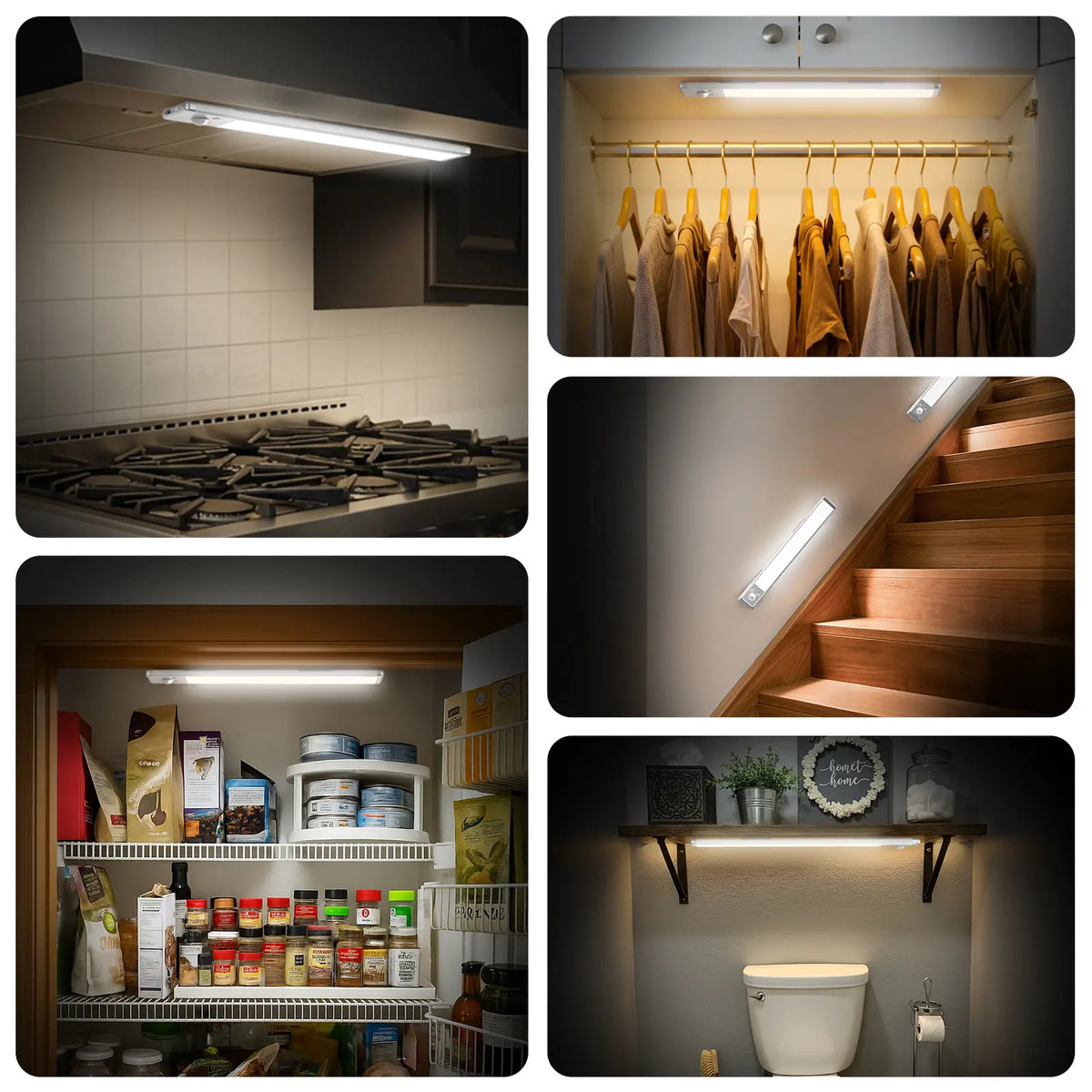 Rechargeable Motion Sensor Magnetic Cabinet Light