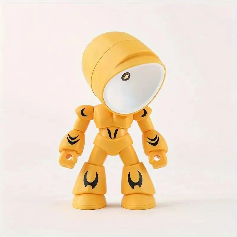 Mini Robot Magnetic Night Light – Adjustable LED Lamp