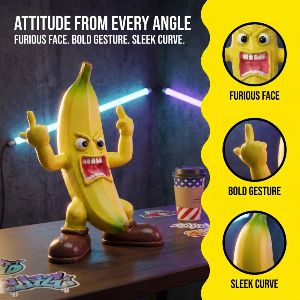 Funny Middle Finger Animal Figurine