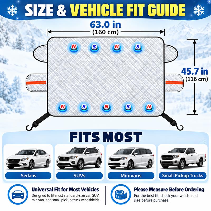 All-Season Magnetic Windshield Cover