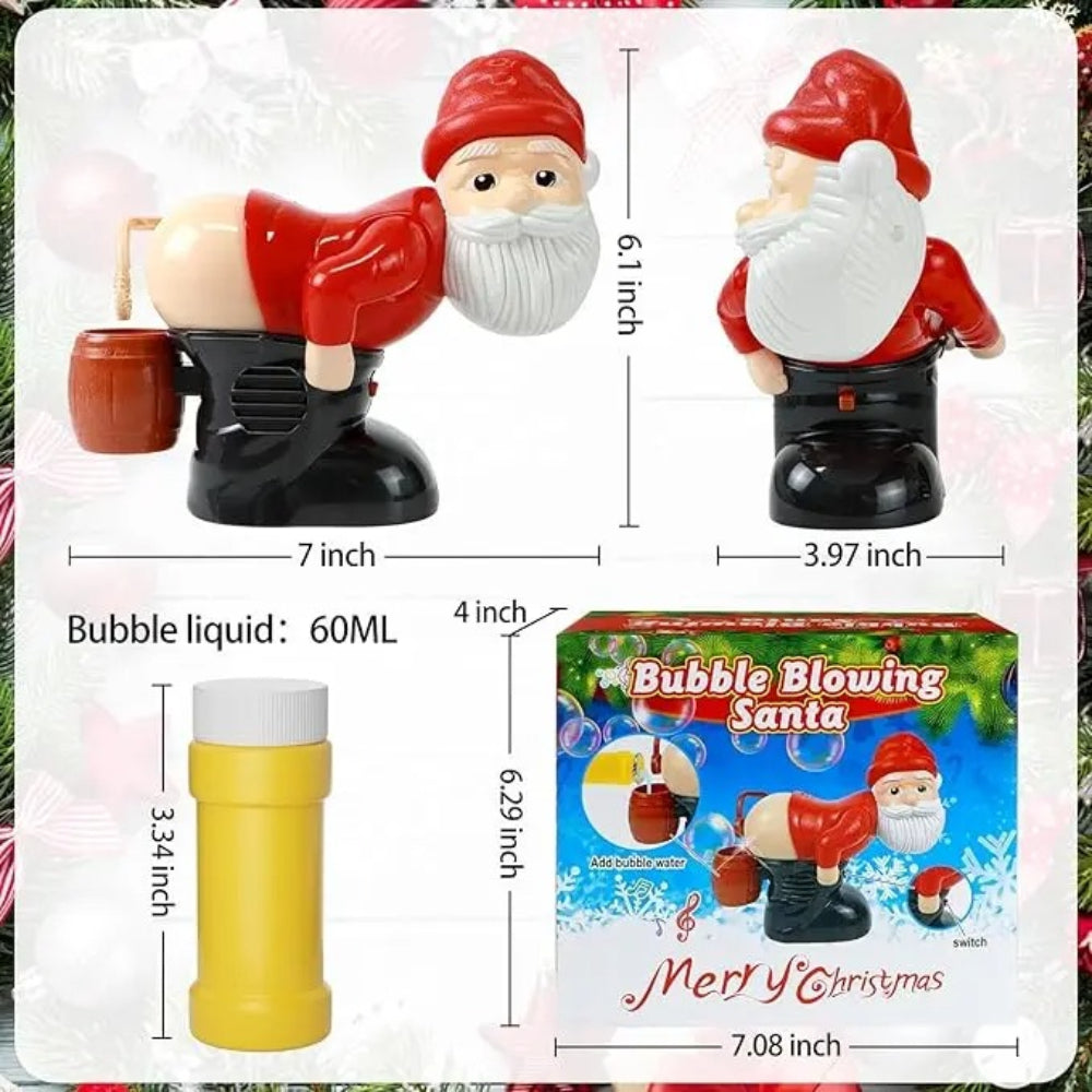 Farting Santa Bubble Machine – Funny Christmas Bubble Toy with Music & Sounds